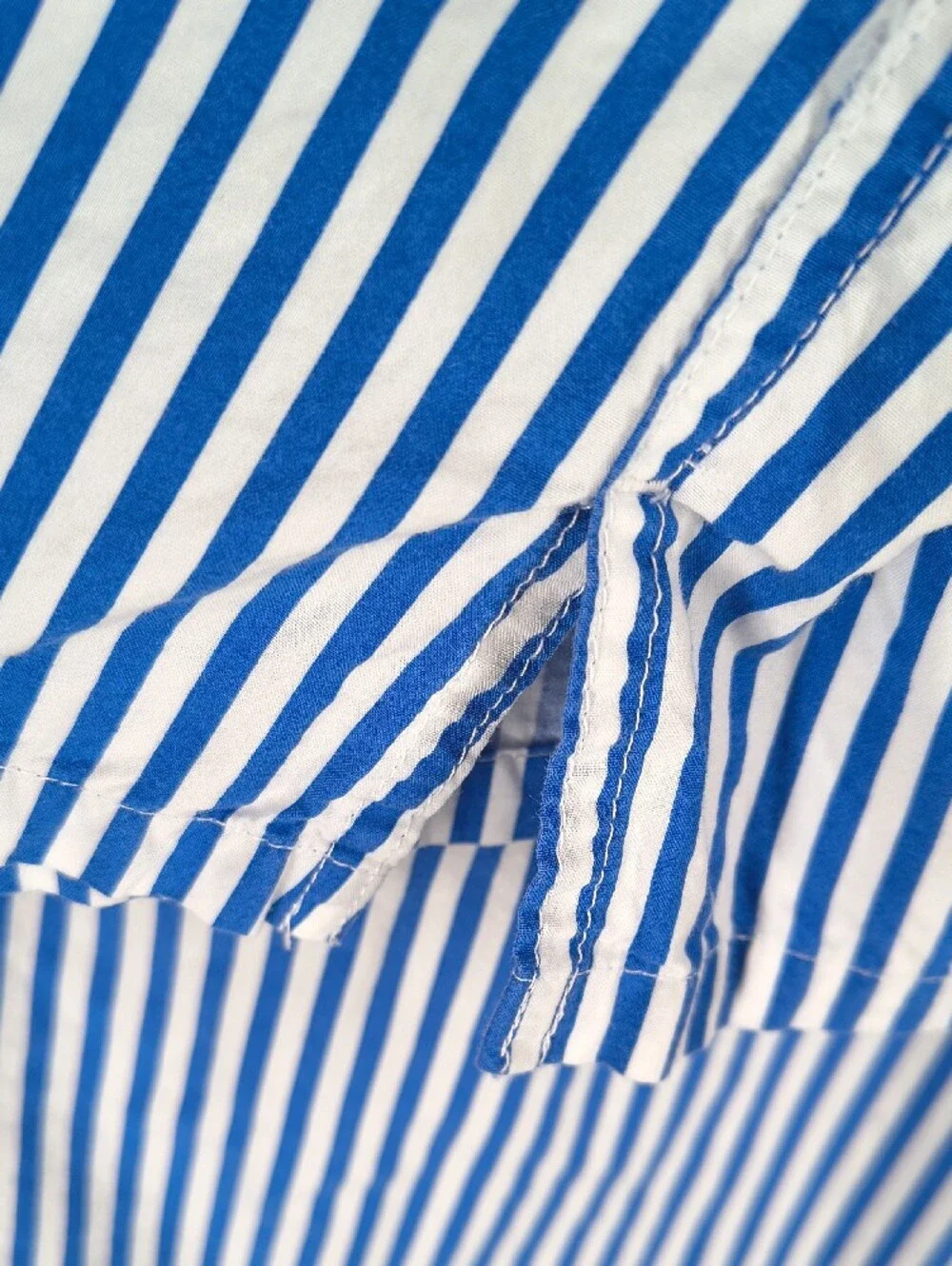 Lauren Ralph Lauren Blue and White Striped Pajama Set Size Large